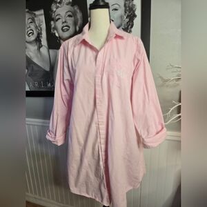 Pink Striped Button-Up Shirt Ralph Lauren